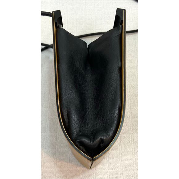 Hammill Diebolt Studio Alcea Minaudiere Wood Handbag Zebrawood MSRP $220 - Picture 12 of 16